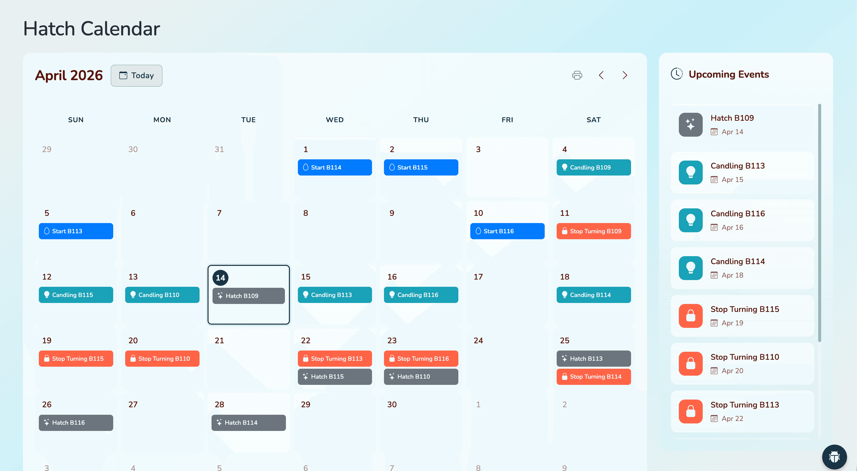 Farm Calendar